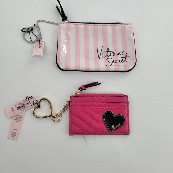 Victoria's Secret Handbags - Victoria Secret Keychain Credit Cards Wallet (set of 2)